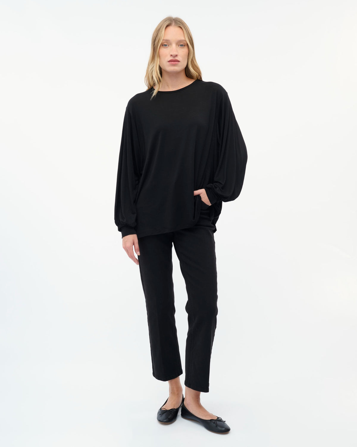 ALEXANDRA TOP BLACK - image 1