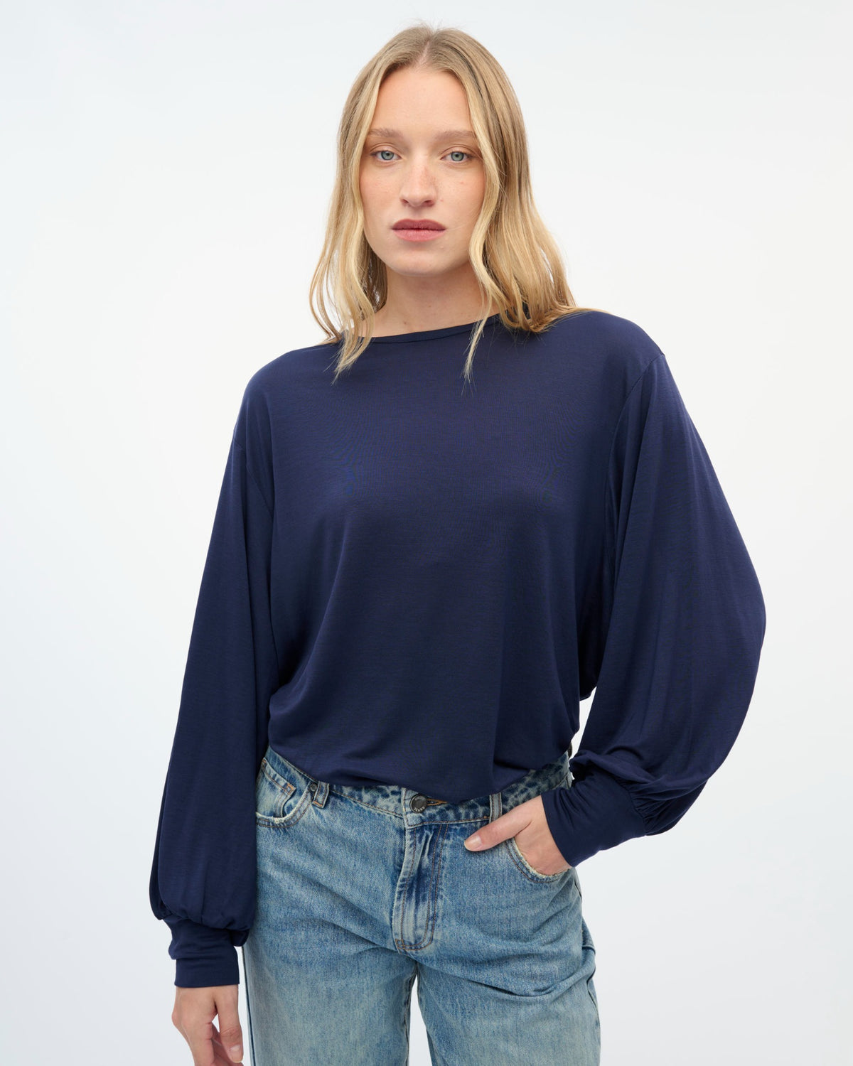 ALEXANDRA TOP NAVY - image 4