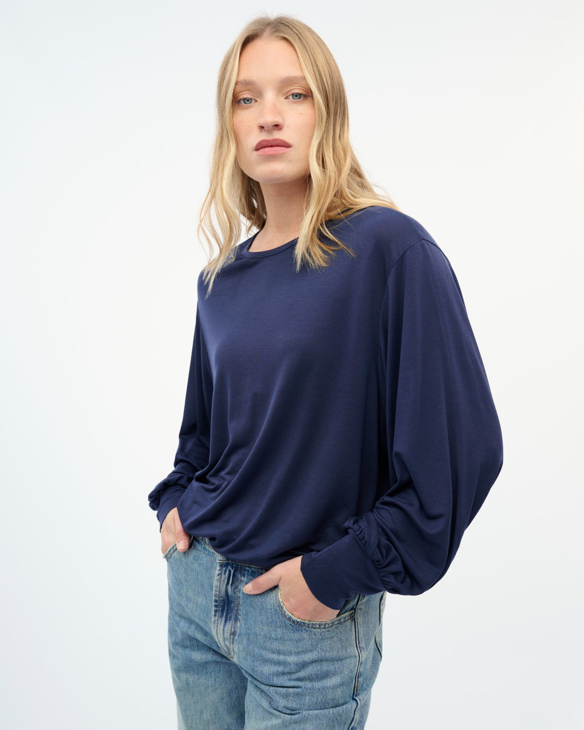 ALEXANDRA TOP NAVY - image 5