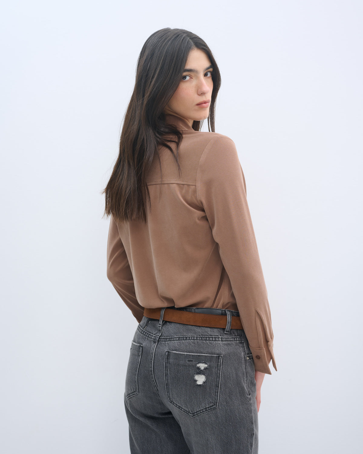 חולצה HARLOW 25 קפה