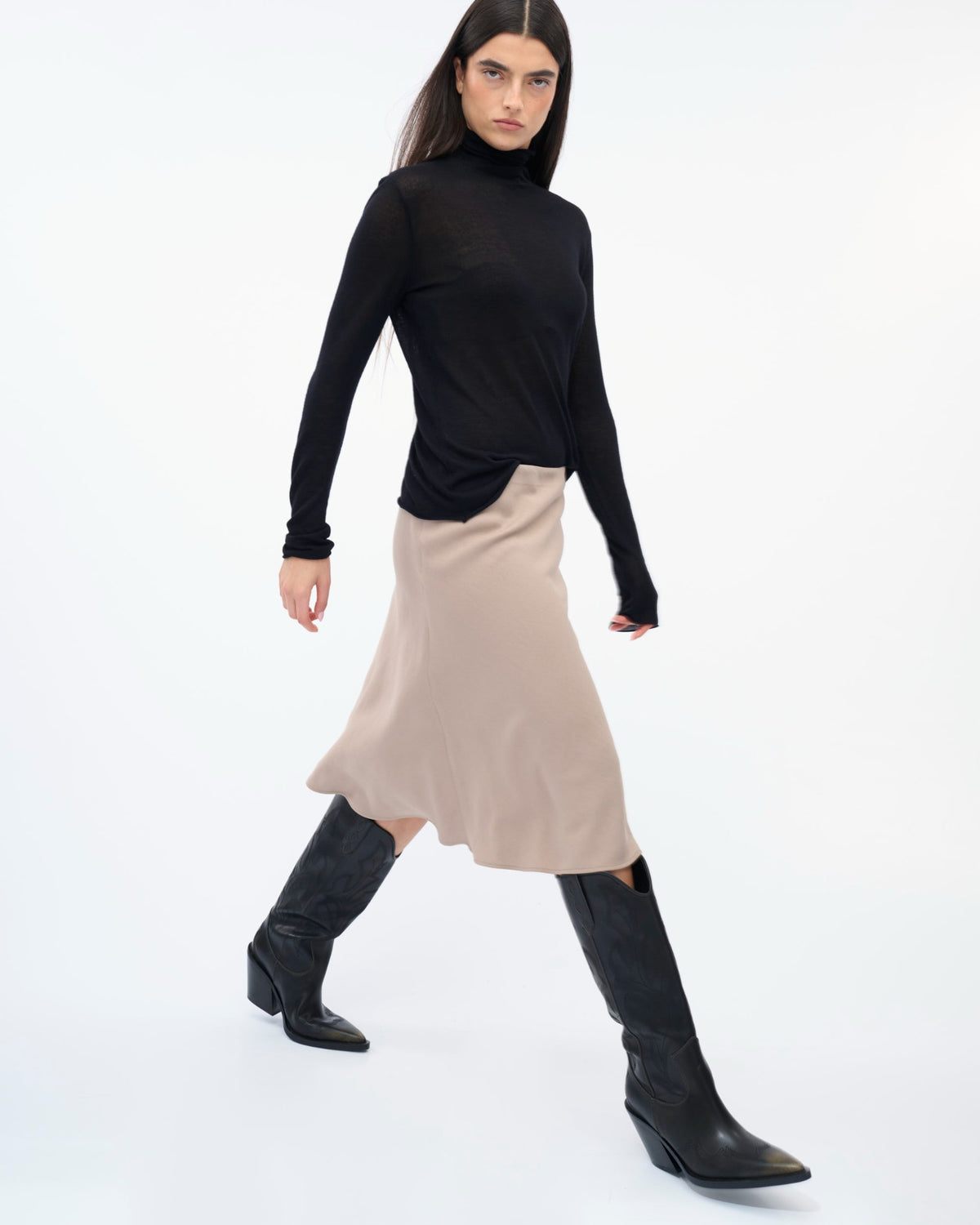 ISABEL SKIRT COFFEE - image 3