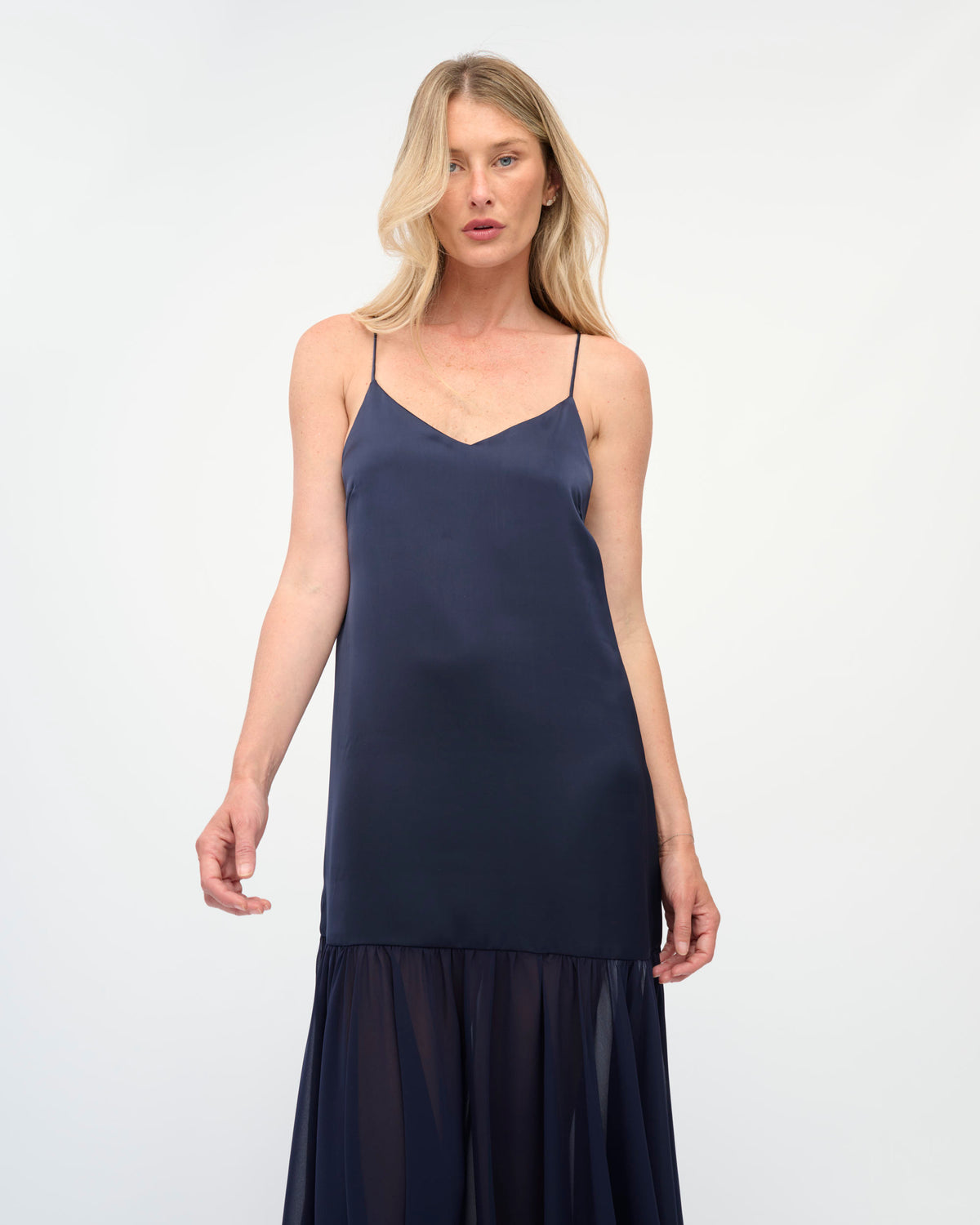 LINDA DRESS navy
