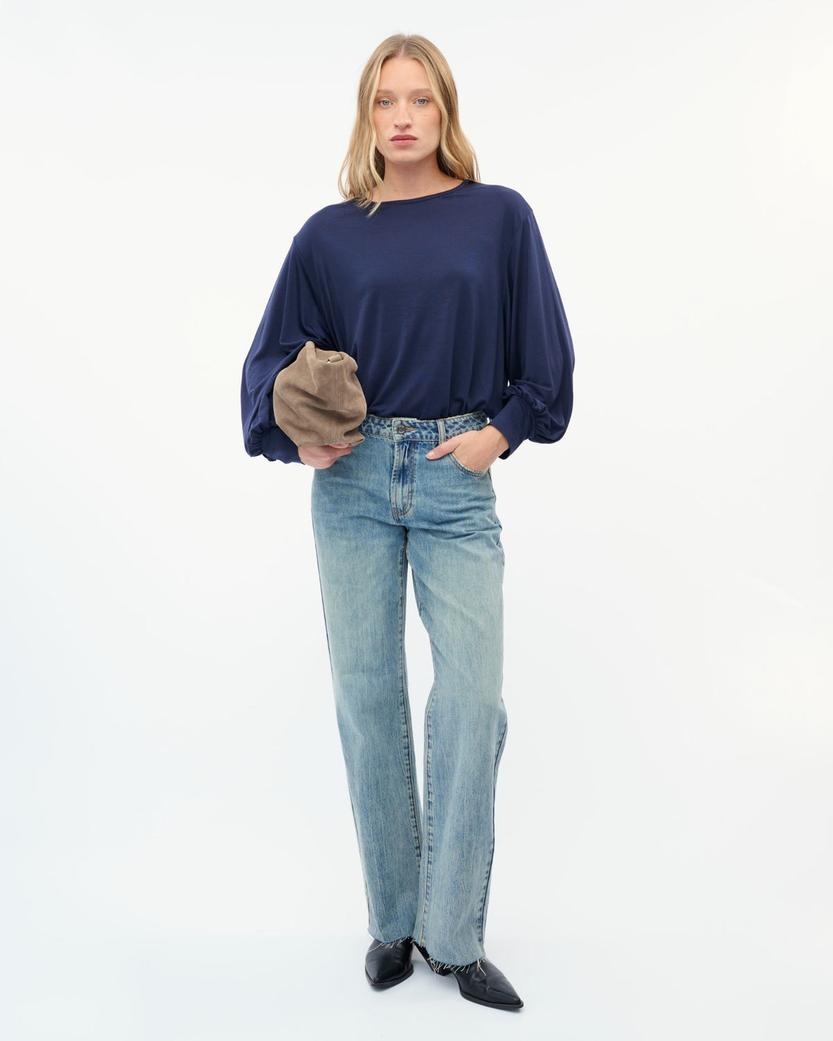 ALEXANDRA TOP NAVY - image 3