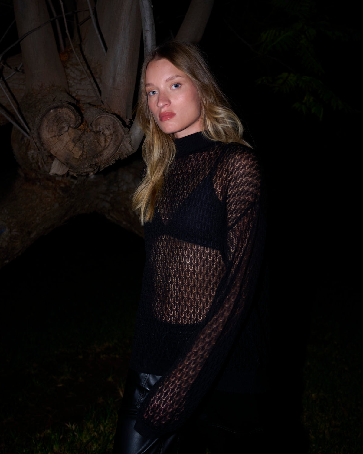 MONET LACE SWEATER