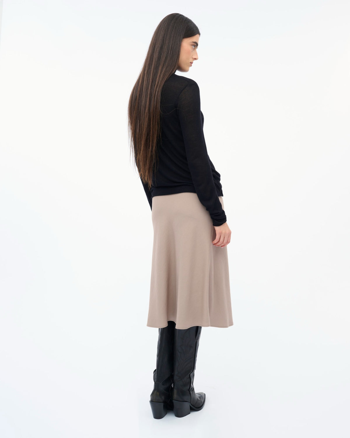 ISABEL SKIRT COFFEE - image 4