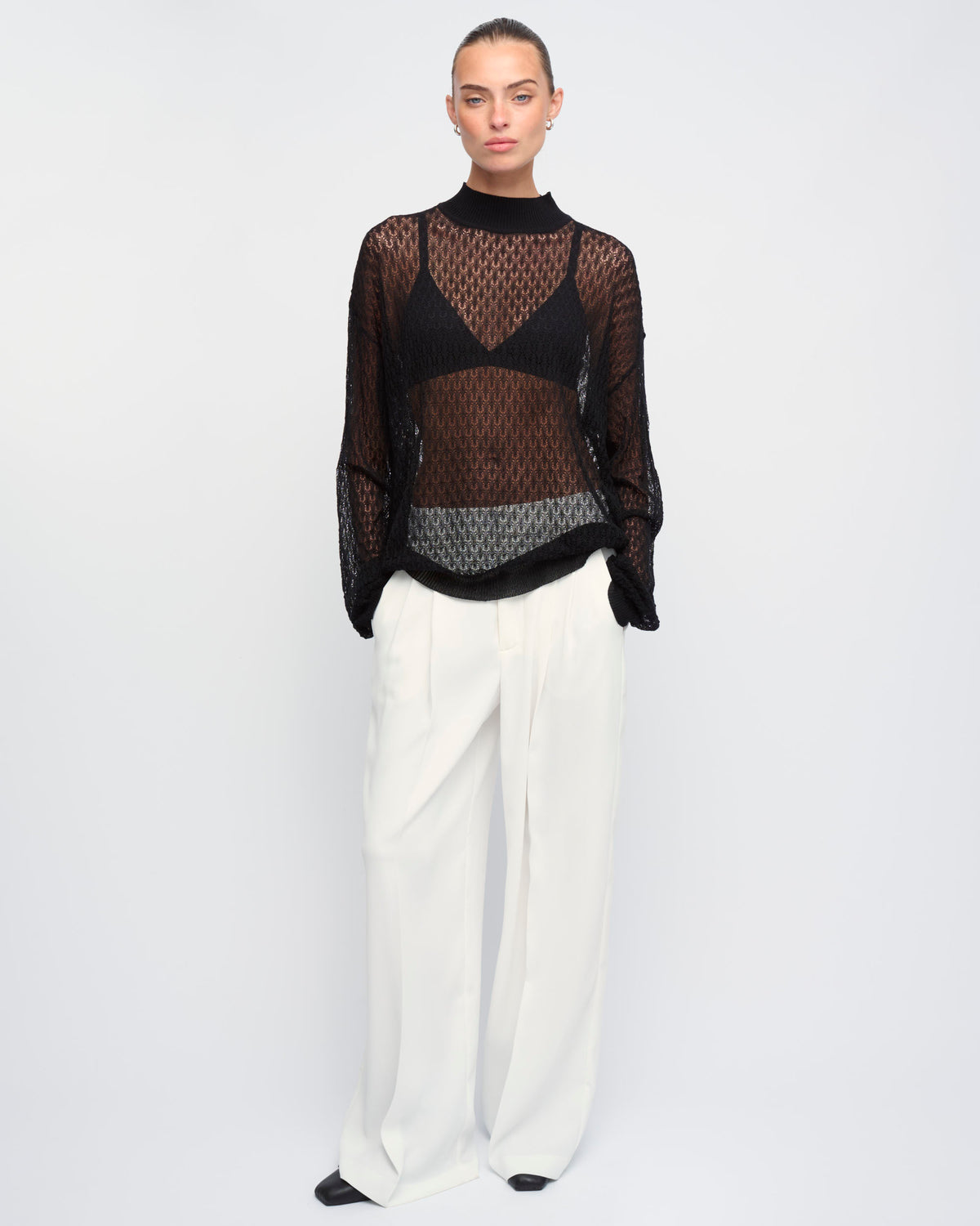 MONET LACE SWEATER