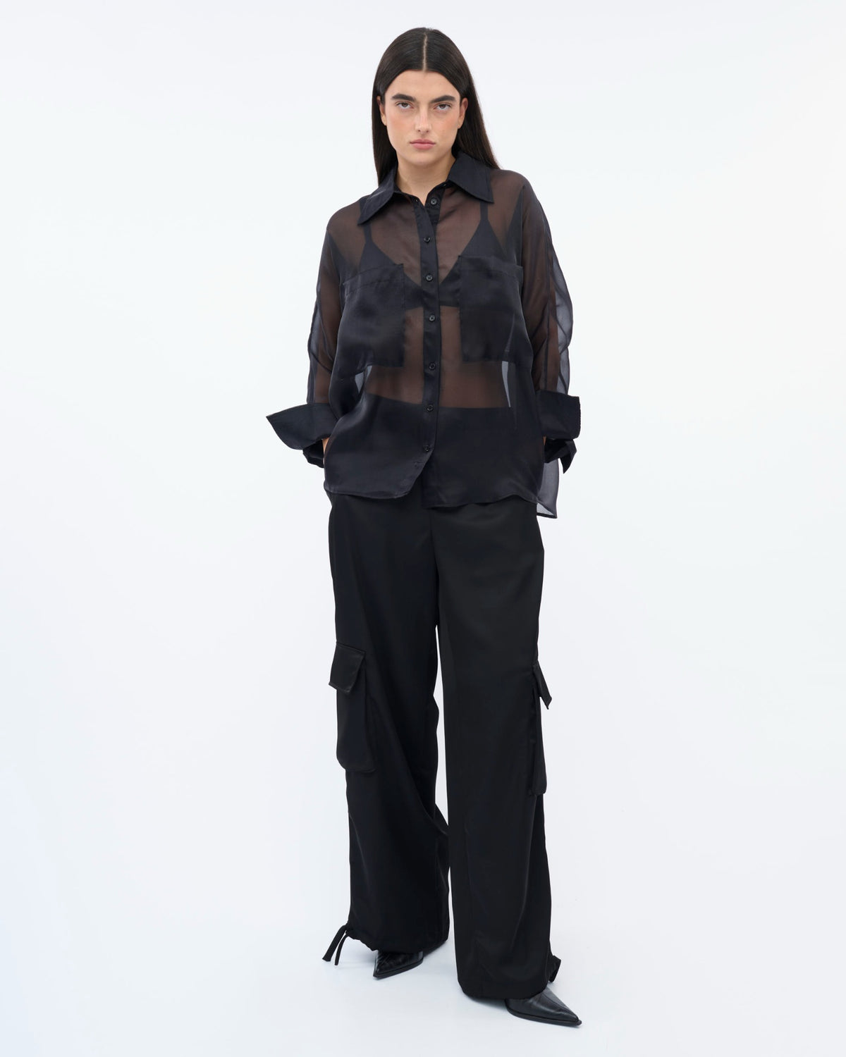 MONIQUE SHIRT black PreOrder