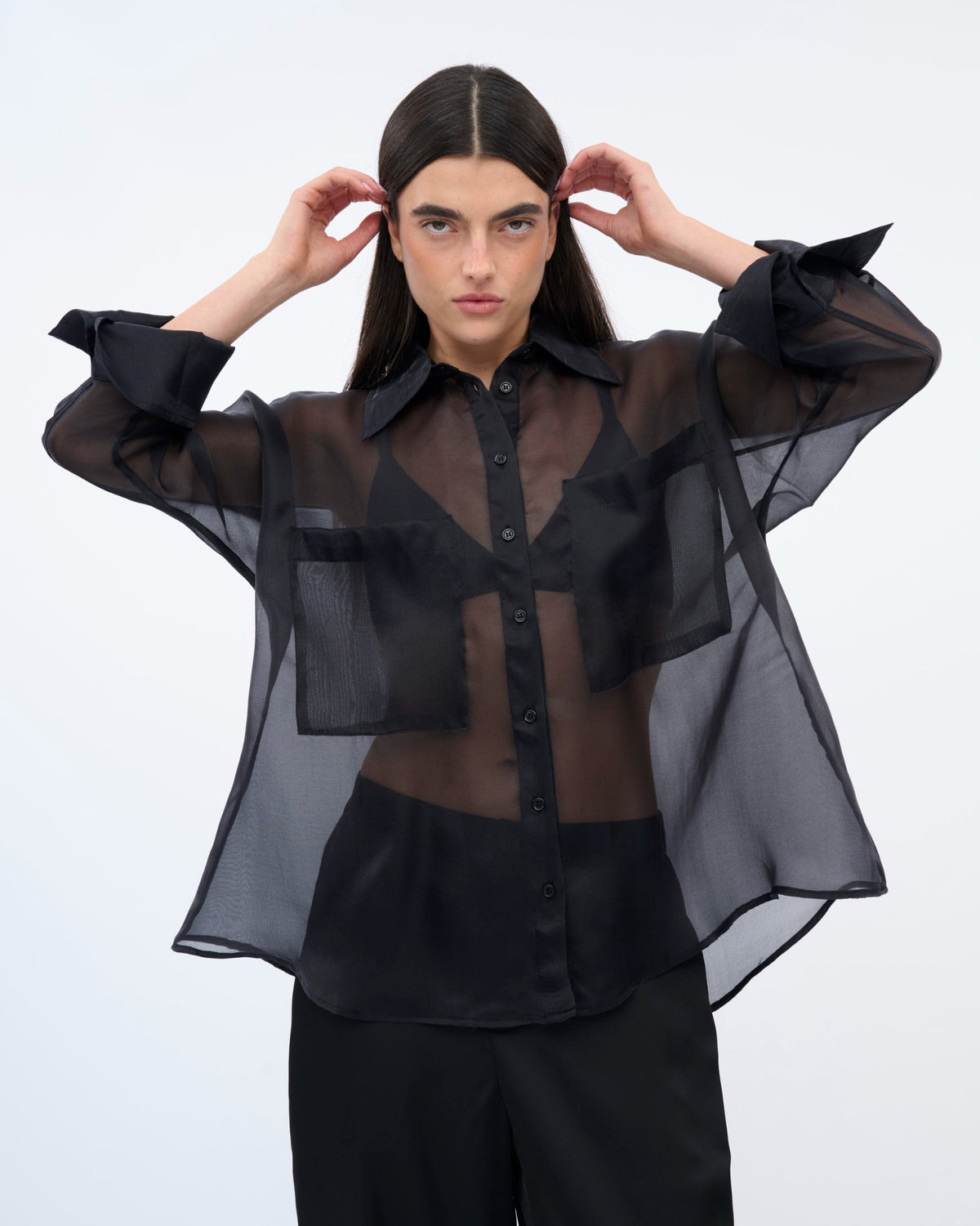 MONIQUE SHIRT black PreOrder