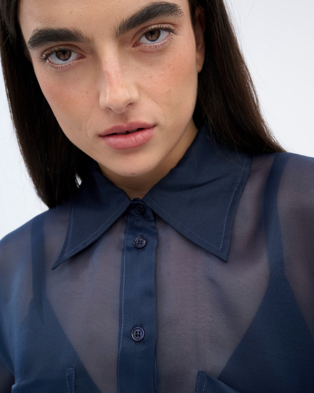 MONIQUE SHIRT midnight blue PreOrder
