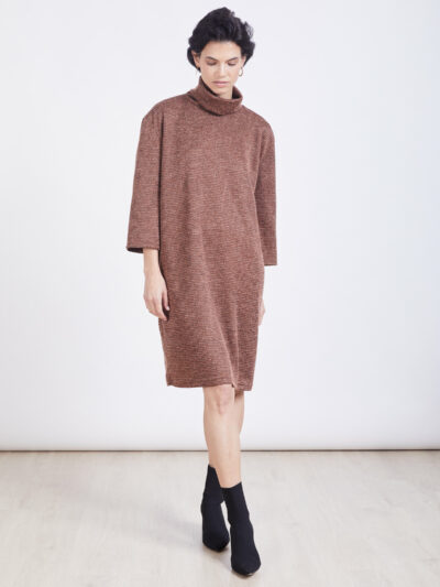 שמלה | NINA | חום