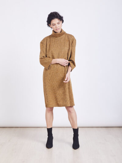 שמלה | NINA | חרדל