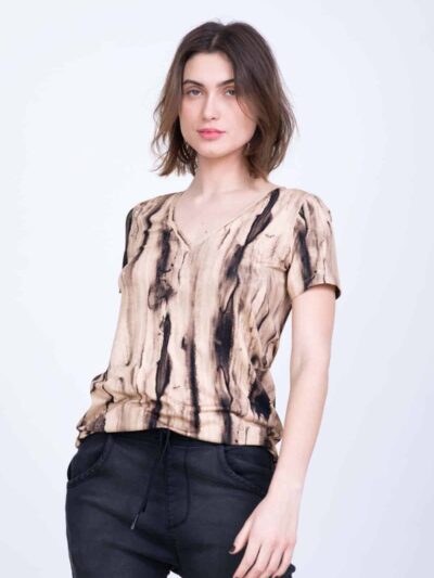 חולצה | APPLE S/20 | חום | PreOrder