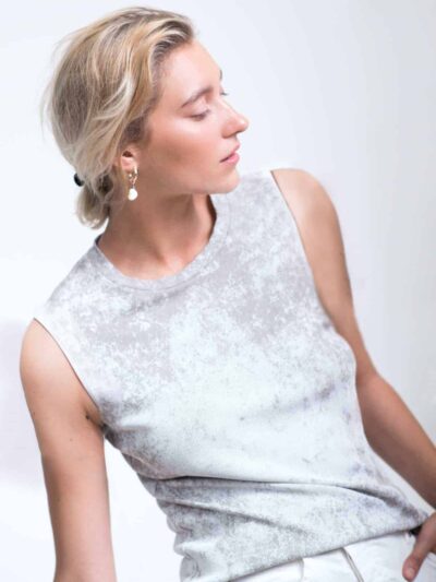 גופיה | SILKY | בז' לבן | PreOrder