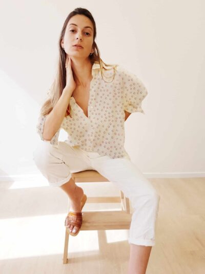 Top | DANIELA | Off white Hearts