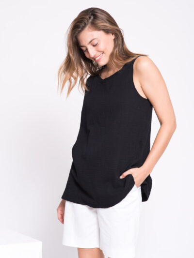 Tank top | LISBON | Black