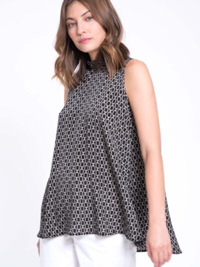 חולצה | YAEL S/20 | שחור שמנת