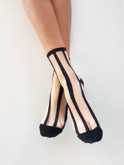Socks | Clear | Stripes