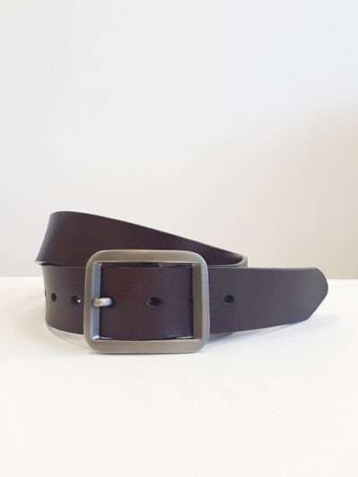 Leather belt | Brown