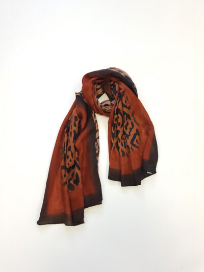 Scarf | SAFARI | Black Brown