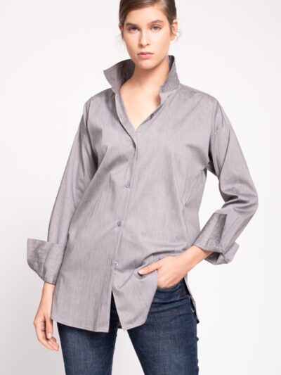 Top | MORGAN | Melange Gray