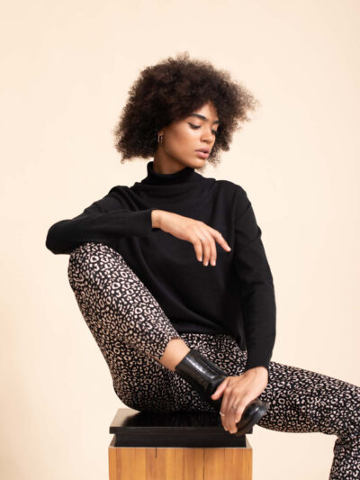 Pants | AUDREY W-21 | Black Cream