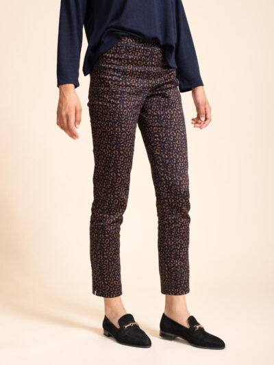 Pants | AUDREY W-21 | Blue Brown
