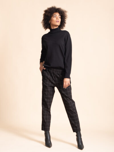 Pants | ALMOND W-21 | black