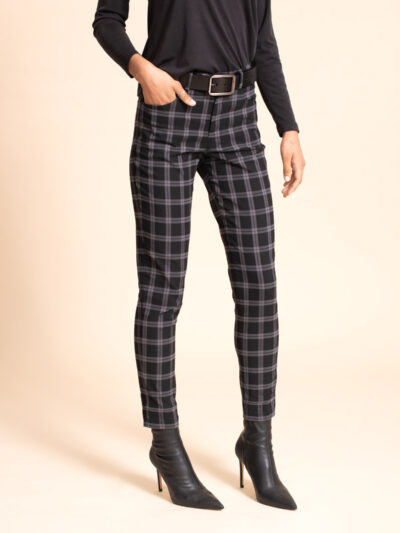 Pants | RAFAEL | Checked Gray