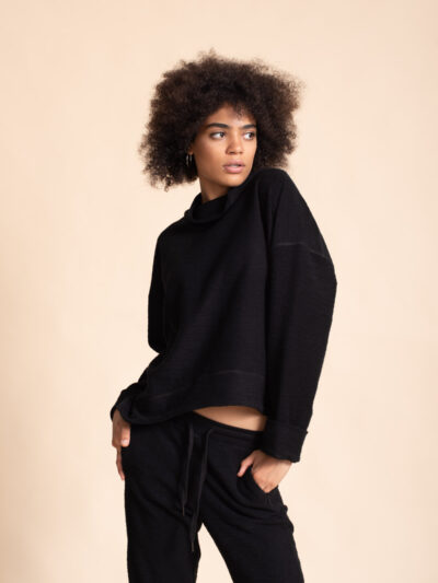 Sweatshirt | COCOON W-21 | Black