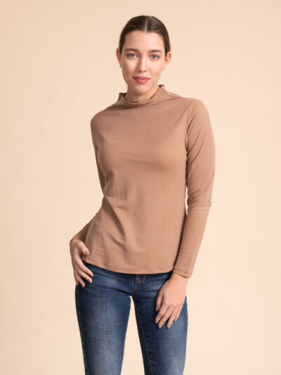 Shirt | DIANA | Coffee