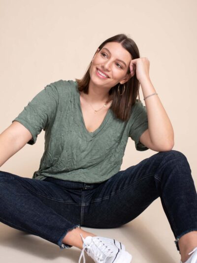 T-shirt | BAR | Olive