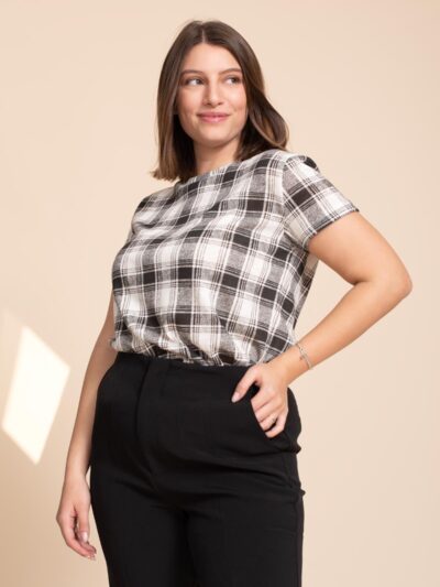 T-Shirt | ANNIE | Checked