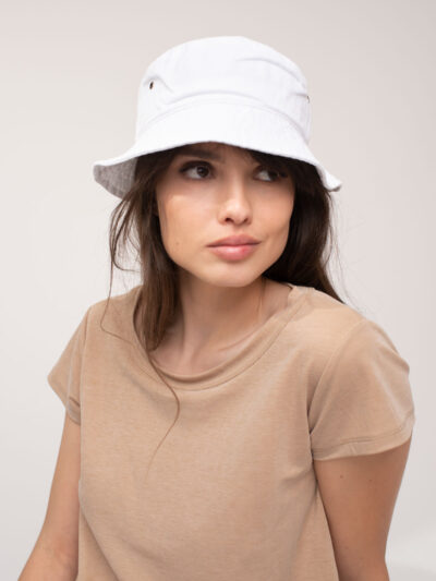Cotton Bucket Hat | White