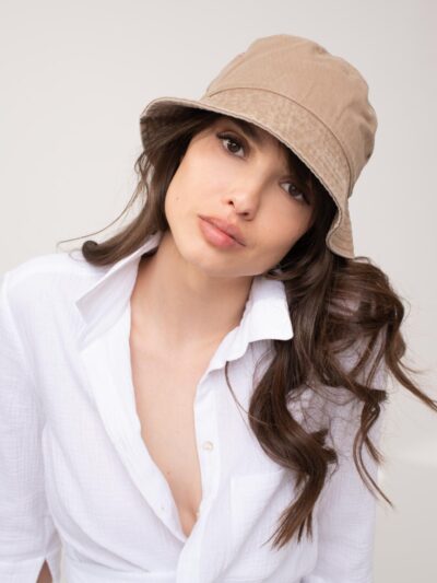 Cotton Bucket Hat | Kamel