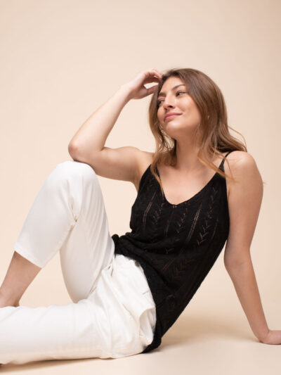 Tank Top | LACY | black