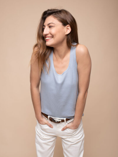 Tank Top | NONI | Light blue